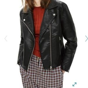 Topshop leather jacket